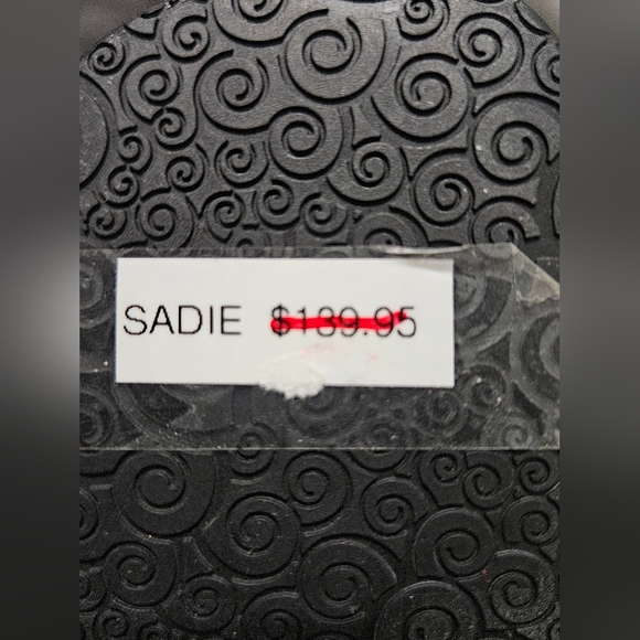 NWB Steve Madden Sadie black leather open toe Size 41 - Picture 6 of 12